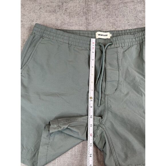 Taylor Stitch Shorts Men (XXL) Green The Apres Performance Drawstring Button Fly - Picture 6 of 9